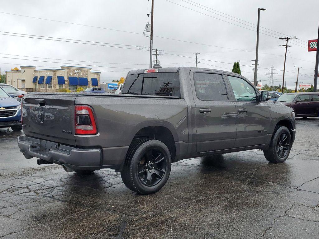 2020 Granite Crystal Metallic Clearcoat /Black RAM 1500 Big Horn Crew Cab SWB 4WD (1C6SRFFT0LN) with an 5.7L V8 OHV 16V engine, 8A transmission, located at 6064 Gull Rd, Kalamazoo, MI, 49048, (269) 222-0088, 42.328388, -85.512924 - <b>Summary</b><br>Auto Maxx's mission is to ensure all our customers have a positive auto buying experience and are completely satisfied with their new vehicle.Uconnect 12.0Inch with Navigation<br><br><b>Vehicle Details</b><br>This is one of the cleanest vehicles we have seen. Night Edition Uconnect - Photo #3