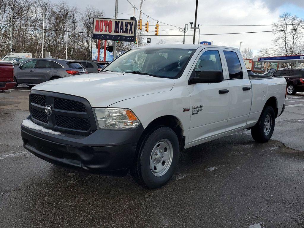 2020 Bright White Clearcoat /Diesel Gray/Black RAM 1500 Classic Tradesman Quad Cab 4WD (1C6RR7FT0LS) with an 5.7L V8 OHV 16V engine, 8A transmission, located at 234 Columbia Ave, Battle Creek, MI, 49015, (269) 222-0088, 42.298264, -85.192543 - Introducing the 2020 Ram 1500 Classic, a robust and versatile pickup that combines power and practicality for any task you throw its way. This model is equipped with a formidable V8, 5.7L engine, ensuring impressive towing capabilities and a smooth driving experience whether on or off the road. The - Photo#3