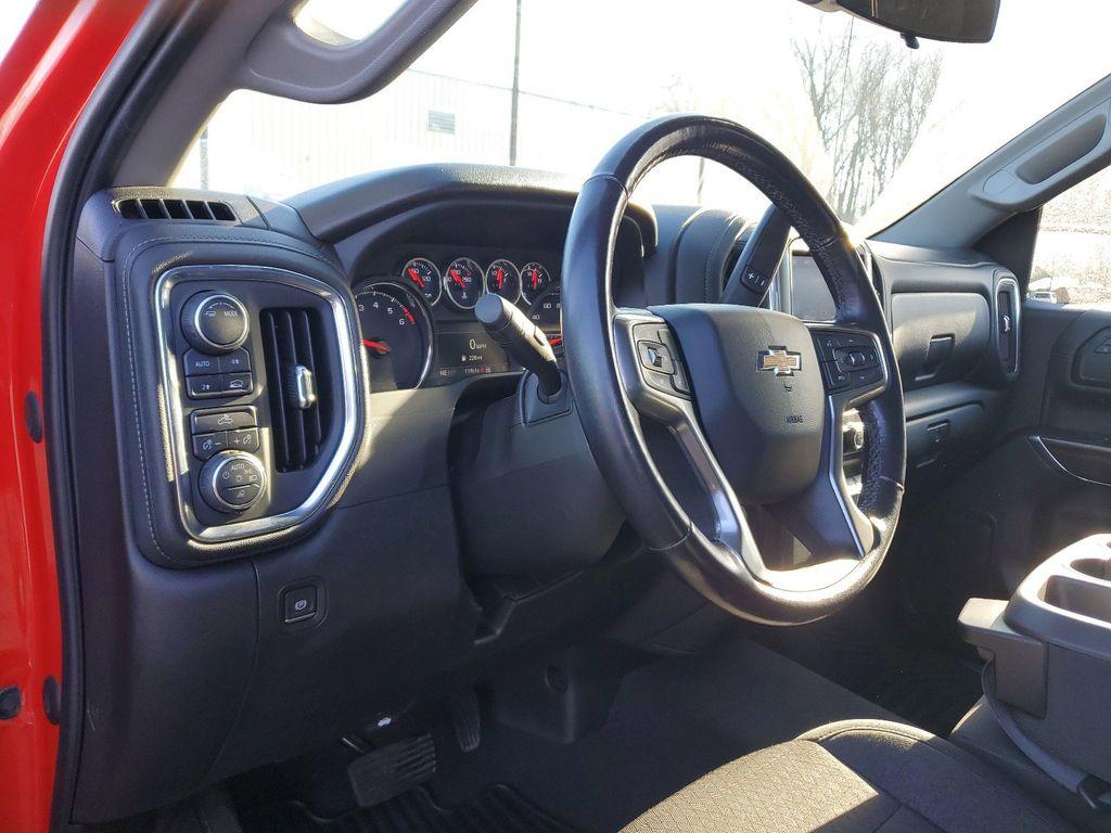 2021 Red Hot /Jet Black Chevrolet Silverado 1500 LT Double Cab 4WD (1GCRYDEK4MZ) with an 2.7L L4 DOHC 16V TURBO engine, 6A transmission, located at 6064 Gull Rd, Kalamazoo, MI, 49048, (269) 222-0088, 42.328388, -85.512924 - Explore the perfect blend of power and efficiency with this pre-owned 2021 Chevrolet Silverado 1500 LT. Equipped with a robust 4-cylinder, 2.7L engine, this truck offers the capability you need with the fuel economy you desire. The advanced 4WD system ensures dependable performance whether you're na - Photo#15