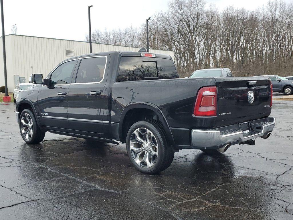 2019 Diamond Black Crystal Pearl /BLACK RAM 1500 Limited Crew Cab SWB 4WD (1C6SRFHT9KN) with an 5.7L V8 OHV 16V engine, 8A transmission, located at 6064 Gull Rd, Kalamazoo, MI, 49048, (269) 222-0088, 42.328388, -85.512924 - <b>Summary</b><br>Uconnect 12.0Inch with Navigation Power Moonroof<br><br><b>Vehicle Details</b><br>Discover the exceptional capabilities and refined luxury of the 2019 Ram 1500 Limited. This robust pickup combines power and sophistication, making it a top choice for those seeking both performance a - Photo#2