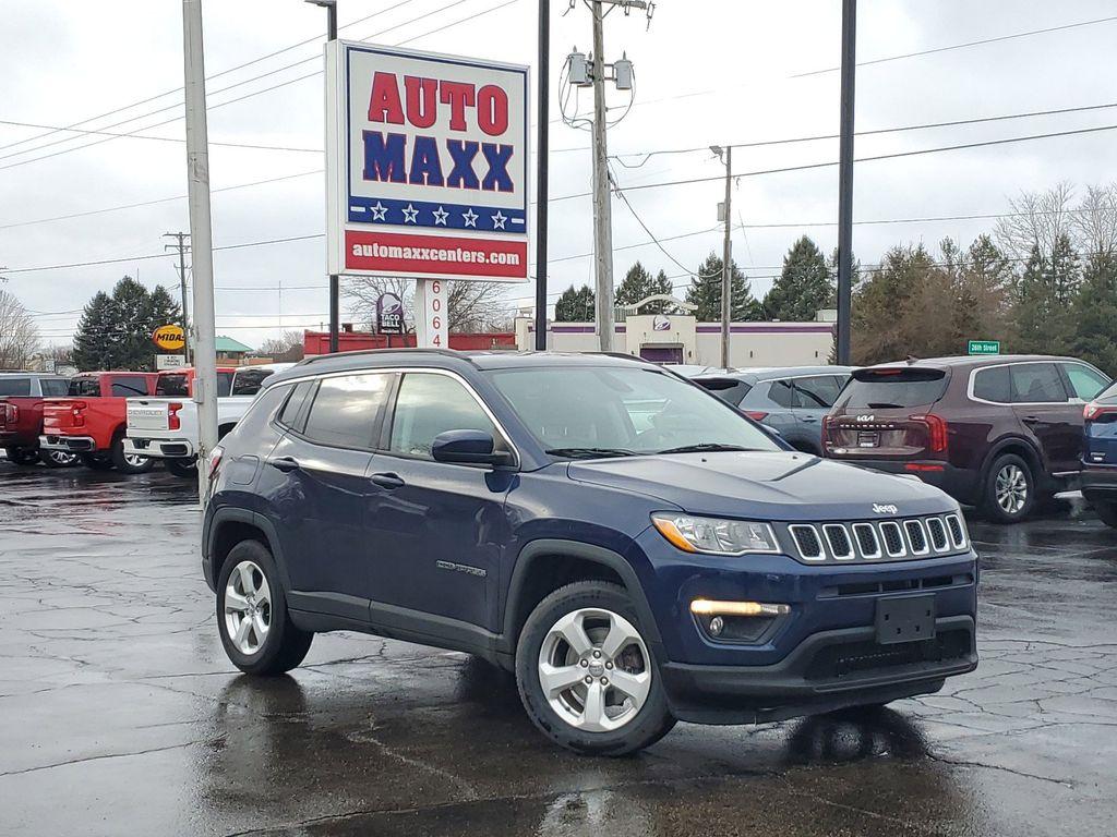 2018 BLUE /Black Jeep Compass Sport FWD (3C4NJCBBXJT) with an 2.4L L4 DOHC 16V engine, Automatic transmission, located at 6064 Gull Rd, Kalamazoo, MI, 49048, (269) 222-0088, 42.328388, -85.512924 - Discover adventure and style with this stunning 2018 Jeep Compass Latitude, now available at our dealership. Perfect for those who seek reliability and modern features, this SUV is designed to enhance your driving experience. Equipped with a fuel-efficient 4-cylinder, 2.4L engine and Front-Wheel Dri - Photo#0