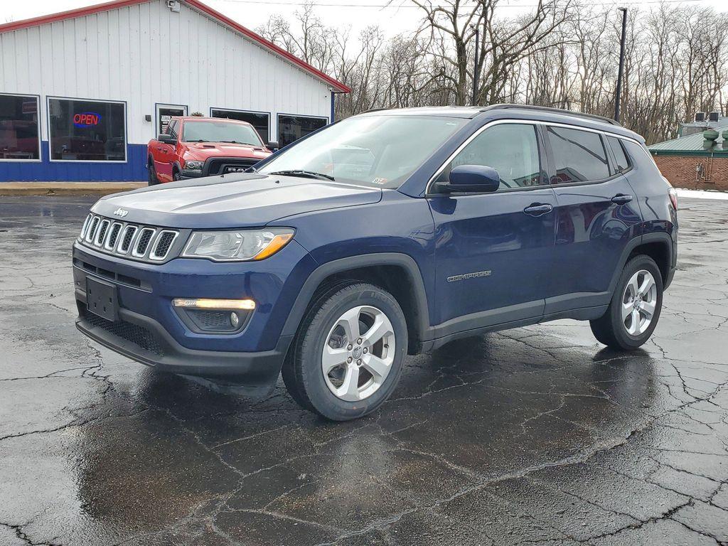 2018 BLUE /Black Jeep Compass Sport FWD (3C4NJCBBXJT) with an 2.4L L4 DOHC 16V engine, Automatic transmission, located at 6064 Gull Rd, Kalamazoo, MI, 49048, (269) 222-0088, 42.328388, -85.512924 - Discover adventure and style with this stunning 2018 Jeep Compass Latitude, now available at our dealership. Perfect for those who seek reliability and modern features, this SUV is designed to enhance your driving experience. Equipped with a fuel-efficient 4-cylinder, 2.4L engine and Front-Wheel Dri - Photo#1