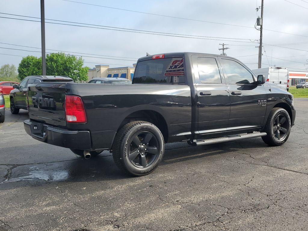 2021 Diamond Black Crystal Pearl /Diesel Grey/Black RAM 1500 Classic Tradesman Quad Cab 4WD (1C6RR7FG5MS) with an 3.6L V6 DOHC 24V FFV engine, 8A transmission, located at 6064 Gull Rd, Kalamazoo, MI, 49048, (269) 222-0088, 42.328388, -85.512924 - Rev up your adventure with this dynamic 2021 Ram 1500 Classic Express! With just 46,538 miles on the odometer, this powerhouse is ready to elevate your driving experience to new heights. Equipped with a robust V6, 3.6L engine and 4WD capability, this truck is built to conquer both city streets and r - Photo#3