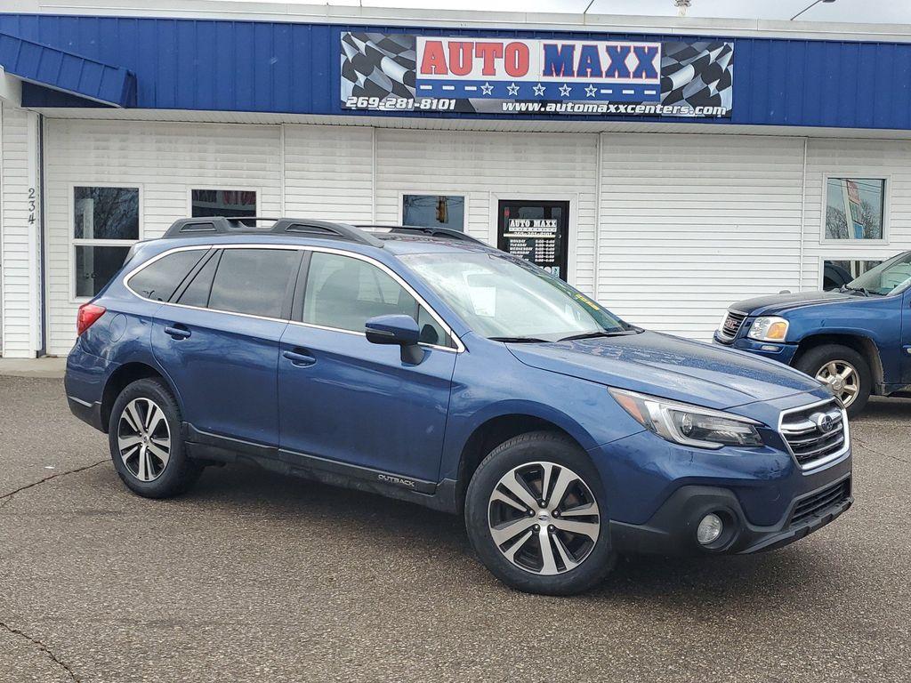 2019 Abyss Blue Pearl /Slate Black Subaru Outback 2.5i Limited (4S4BSANC5K3) with an 2.5L H4 DOHC 16V engine, CVT transmission, located at 234 Columbia Ave, Battle Creek, MI, 49015, (269) 222-0088, 42.298264, -85.192543 - <b>Vehicle Details</b><br>Discover the perfect blend of practicality and luxury with this meticulously maintained 2019 Subaru Outback Limited. Designed to tackle diverse driving conditions with confidence, this vehicle features Subaru's renowned All-Wheel Drive system, ensuring optimal traction and - Photo#0