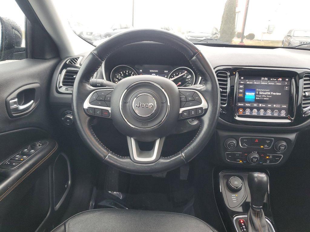 2021 /Black Jeep Compass Limited 4WD (3C4NJDCBXMT) with an 2.4L L4 DOHC 16V engine, CVT transmission, located at 6064 Gull Rd, Kalamazoo, MI, 49048, (269) 222-0088, 42.328388, -85.512924 - <b>Vehicle Details</b><br>Get ready to elevate your driving experience with this stunning 2021 Jeep Compass Limited! Perfectly blending style, technology, and rugged capability, this SUV is designed to take you wherever you want to go with confidence and flair. Powered by a robust 4 Cyl, 2.4L engine - Photo#12