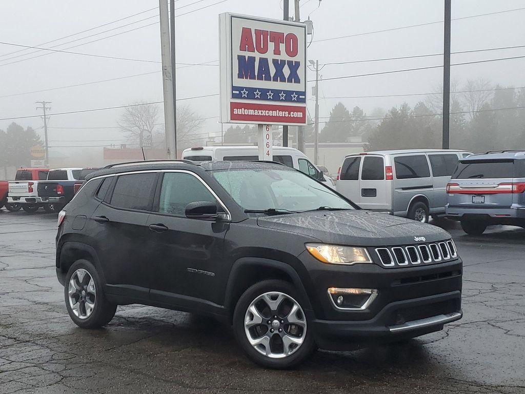 2021 /Black Jeep Compass Limited 4WD (3C4NJDCBXMT) with an 2.4L L4 DOHC 16V engine, CVT transmission, located at 6064 Gull Rd, Kalamazoo, MI, 49048, (269) 222-0088, 42.328388, -85.512924 - <b>Vehicle Details</b><br>Get ready to elevate your driving experience with this stunning 2021 Jeep Compass Limited! Perfectly blending style, technology, and rugged capability, this SUV is designed to take you wherever you want to go with confidence and flair. Powered by a robust 4 Cyl, 2.4L engine - Photo#0