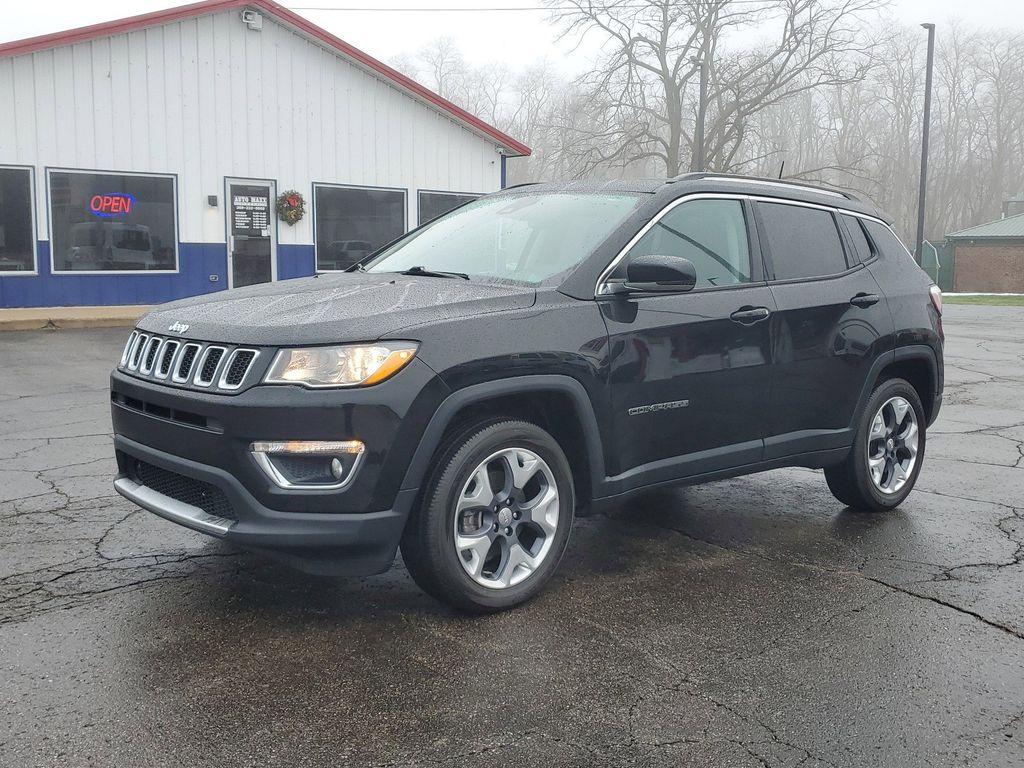 2021 /Black Jeep Compass Limited 4WD (3C4NJDCBXMT) with an 2.4L L4 DOHC 16V engine, CVT transmission, located at 6064 Gull Rd, Kalamazoo, MI, 49048, (269) 222-0088, 42.328388, -85.512924 - <b>Vehicle Details</b><br>Get ready to elevate your driving experience with this stunning 2021 Jeep Compass Limited! Perfectly blending style, technology, and rugged capability, this SUV is designed to take you wherever you want to go with confidence and flair. Powered by a robust 4 Cyl, 2.4L engine - Photo#1