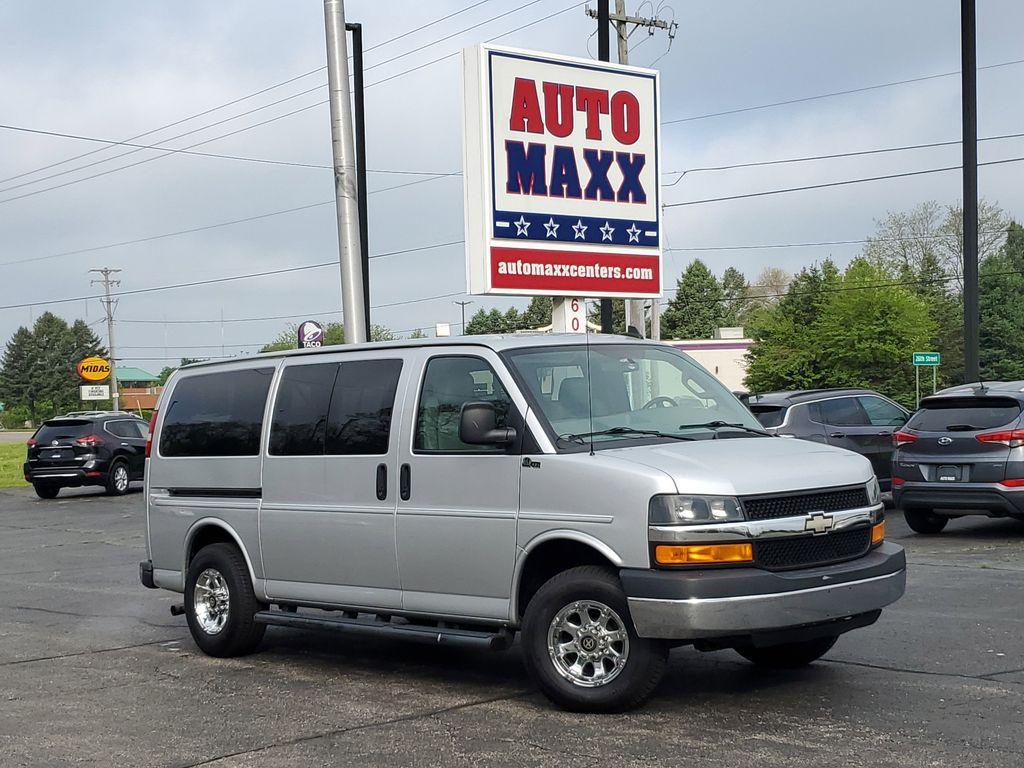 2016 /GREY Chevrolet Express LT 3500 (1GAZGMFG7G1) with an 6.0L V8 OHV 16V FFV engine, 6A transmission, located at 6064 Gull Rd, Kalamazoo, MI, 49048, (269) 222-0088, 42.328388, -85.512924 - <b>Summary</b><br>QUIGLEY 4X4 EXPLORER INTERIOR TRIM PACKAGE<br><br><b>Vehicle Details</b><br>QUIGLEY 4X4 EXPLORER INTERIOR TRIM PACKAGE Discover the perfect blend of power and comfort with our 2016 Chevrolet Express 3500 LS. This versatile van is ideal for both business and family needs, offering r - Photo#0