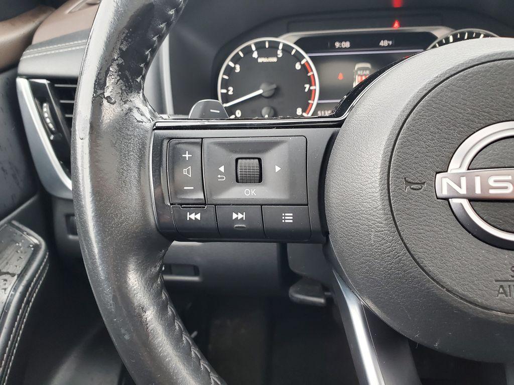 2023 Caspian Blue Metallic/Super Black /Charcoal Nissan Rogue SL AWD (JN8BT3CB0PW) with an 2.5L L4 DOHC 16V engine, CVT transmission, located at 6064 Gull Rd, Kalamazoo, MI, 49048, (269) 222-0088, 42.328388, -85.512924 - <b>Summary</b><br>NAVIGATION PACKAGE Power Moonroof SL PREMIUM PACKAGE<br><br><b>Vehicle Details</b><br>Discover the exceptional 2023 Nissan Rogue SL, now available with 0 miles, offering an outstanding blend of style, performance, and technology. Equipped with a robust 3-cylinder, 1.5L engine and a - Photo#13