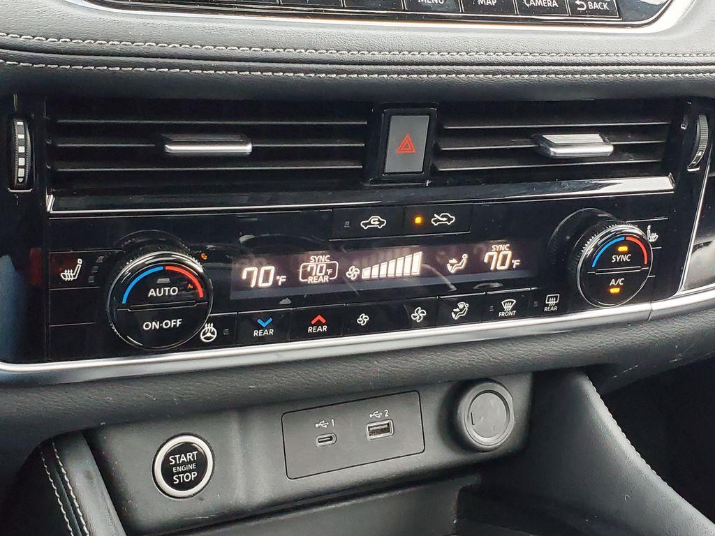 2023 Caspian Blue Metallic/Super Black /Charcoal Nissan Rogue SL AWD (JN8BT3CB0PW) with an 2.5L L4 DOHC 16V engine, CVT transmission, located at 6064 Gull Rd, Kalamazoo, MI, 49048, (269) 222-0088, 42.328388, -85.512924 - <b>Summary</b><br>NAVIGATION PACKAGE Power Moonroof SL PREMIUM PACKAGE<br><br><b>Vehicle Details</b><br>Discover the exceptional 2023 Nissan Rogue SL, now available with 0 miles, offering an outstanding blend of style, performance, and technology. Equipped with a robust 3-cylinder, 1.5L engine and a - Photo#18