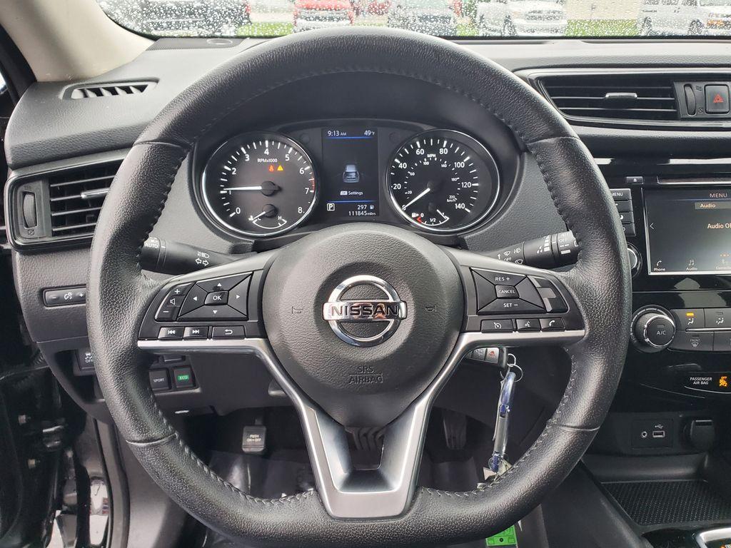 2019 Magnetic Black Pearl /Charcoal Nissan Rogue SV 2WD (5N1AT2MT4KC) with an 2.5L L4 DOHC 16V engine, CVT transmission, located at 6064 Gull Rd, Kalamazoo, MI, 49048, (269) 222-0088, 42.328388, -85.512924 - <b>Vehicle Details</b><br>Discover the pristine quality of the 2019 Nissan Rogue S, a remarkable blend of style, efficiency, and advanced technology. This meticulously maintained vehicle, with an astonishing 0 miles, offers the reliability and peace of mind you've been searching for. Equipped with a - Photo#14