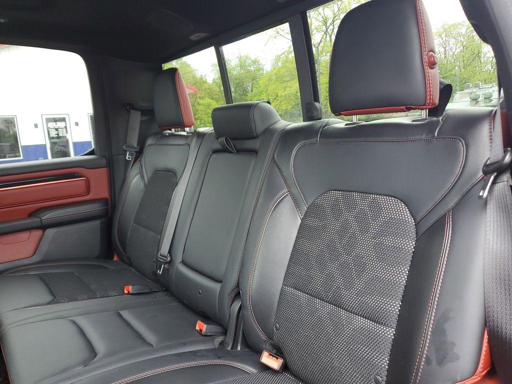 2019 Flame Red Clearcoat /Red/Black RAM 1500 Rebel Crew Cab SB 4WD (1C6SRFLT8KN) with an 5.7L V8 OHV 16V engine, 8A transmission, located at 6064 Gull Rd, Kalamazoo, MI, 49048, (269) 222-0088, 42.328388, -85.512924 - <b>Summary</b><br>Power Moonroof NAVIGATION PACKAGE<br><br><b>Vehicle Details</b><br>Discover the impressive capabilities of the 2019 Ram 1500 Rebel, a robust and reliable pickup designed to tackle any challenge with confidence. Equipped with a powerful V8, 5.7L engine, this 4WD powerhouse delivers - Photo#9