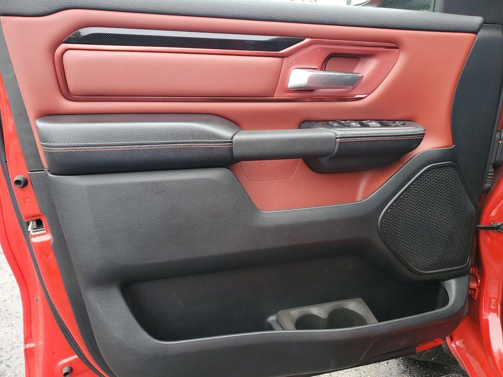 2019 Flame Red Clearcoat /Red/Black RAM 1500 Rebel Crew Cab SB 4WD (1C6SRFLT8KN) with an 5.7L V8 OHV 16V engine, 8A transmission, located at 6064 Gull Rd, Kalamazoo, MI, 49048, (269) 222-0088, 42.328388, -85.512924 - <b>Summary</b><br>Power Moonroof NAVIGATION PACKAGE<br><br><b>Vehicle Details</b><br>Discover the impressive capabilities of the 2019 Ram 1500 Rebel, a robust and reliable pickup designed to tackle any challenge with confidence. Equipped with a powerful V8, 5.7L engine, this 4WD powerhouse delivers - Photo#12