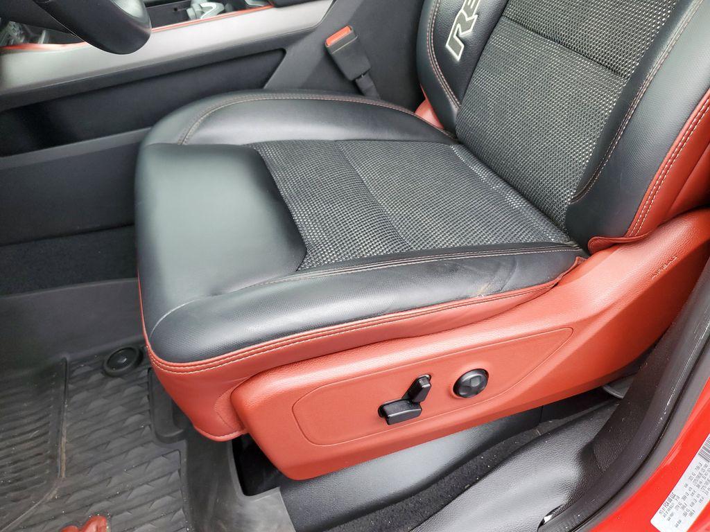 2019 Flame Red Clearcoat /Red/Black RAM 1500 Rebel Crew Cab SB 4WD (1C6SRFLT8KN) with an 5.7L V8 OHV 16V engine, 8A transmission, located at 6064 Gull Rd, Kalamazoo, MI, 49048, (269) 222-0088, 42.328388, -85.512924 - <b>Summary</b><br>Power Moonroof NAVIGATION PACKAGE<br><br><b>Vehicle Details</b><br>Discover the impressive capabilities of the 2019 Ram 1500 Rebel, a robust and reliable pickup designed to tackle any challenge with confidence. Equipped with a powerful V8, 5.7L engine, this 4WD powerhouse delivers - Photo#14