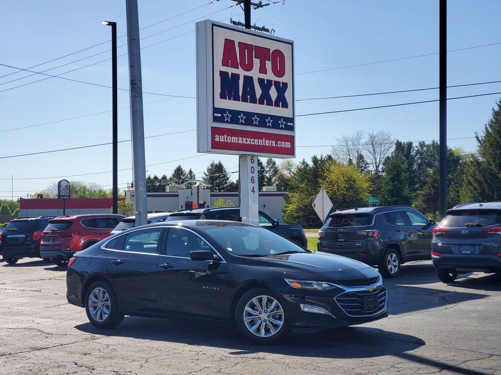 2023 Mosaic Black Metallic /Jet Black Chevrolet Malibu 1LT (1G1ZD5ST2PF) with an 1.5L L4 DOHC 16V engine, 6A transmission, located at 6064 Gull Rd, Kalamazoo, MI, 49048, (269) 222-0088, 42.328388, -85.512924 - Rev up your daily drive with this stunning 2023 Chevrolet Malibu LT, a modern marvel that seamlessly blends style, efficiency, and cutting-edge technology! Under the hood, you'll find a spirited 1.5L 4-cylinder engine paired with Front-Wheel Drive, delivering a smooth and responsive ride that's perf - Photo#0