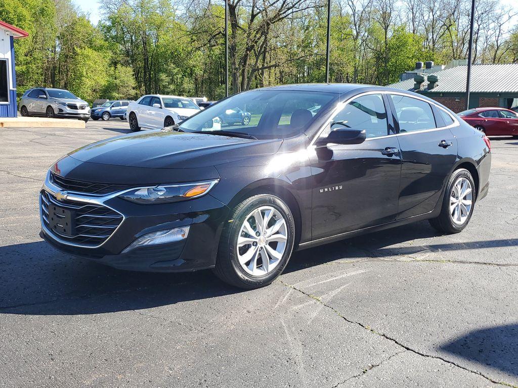 2023 Mosaic Black Metallic /Jet Black Chevrolet Malibu 1LT (1G1ZD5ST2PF) with an 1.5L L4 DOHC 16V engine, 6A transmission, located at 6064 Gull Rd, Kalamazoo, MI, 49048, (269) 222-0088, 42.328388, -85.512924 - Rev up your daily drive with this stunning 2023 Chevrolet Malibu LT, a modern marvel that seamlessly blends style, efficiency, and cutting-edge technology! Under the hood, you'll find a spirited 1.5L 4-cylinder engine paired with Front-Wheel Drive, delivering a smooth and responsive ride that's perf - Photo#1