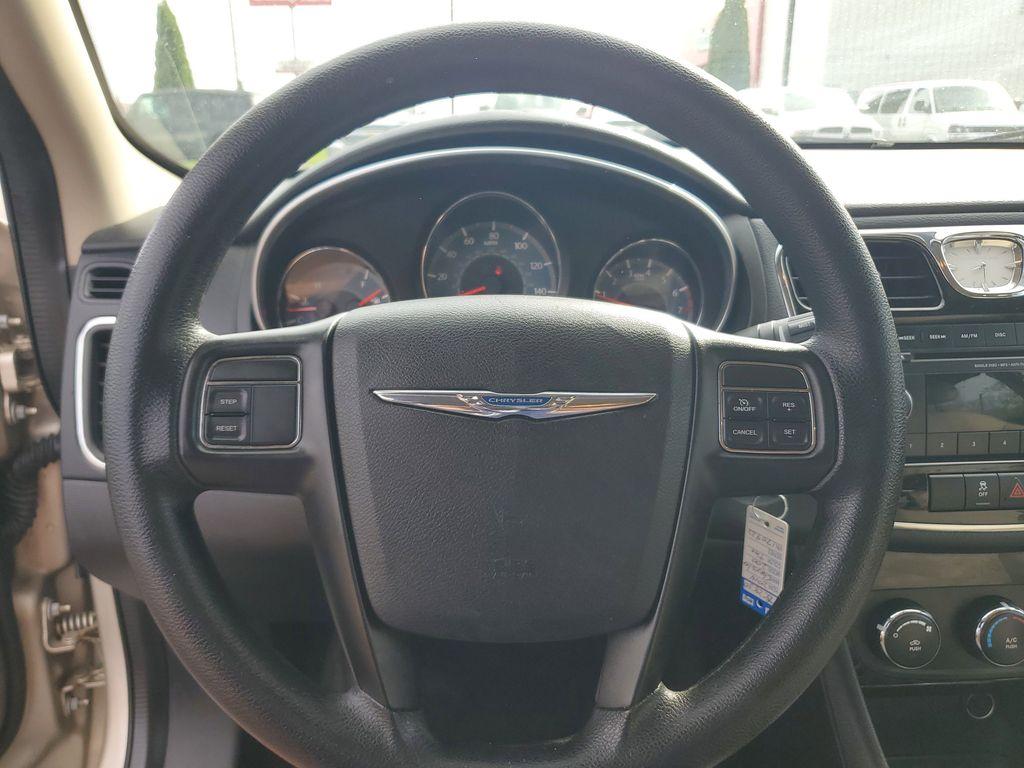 2014 Cashmere Pearlcoat /Light Frost Beige/Black Chrysler 200 LX (1C3CCBAB7EN) with an 2.4L L4 DOHC 16V engine, 6-Speed Automatic transmission, located at 6064 Gull Rd, Kalamazoo, MI, 49048, (269) 222-0088, 42.328388, -85.512924 - Discover the impressive 2014 Chrysler 200 LX, a perfect blend of style and efficiency, now available at an unbeatable price. This well-maintained sedan, featuring a CARFAX Clean Report, offers confidence and peace of mind with every drive. Equipped with front-wheel drive and a robust 4-cylinder, 2.4 - Photo#9