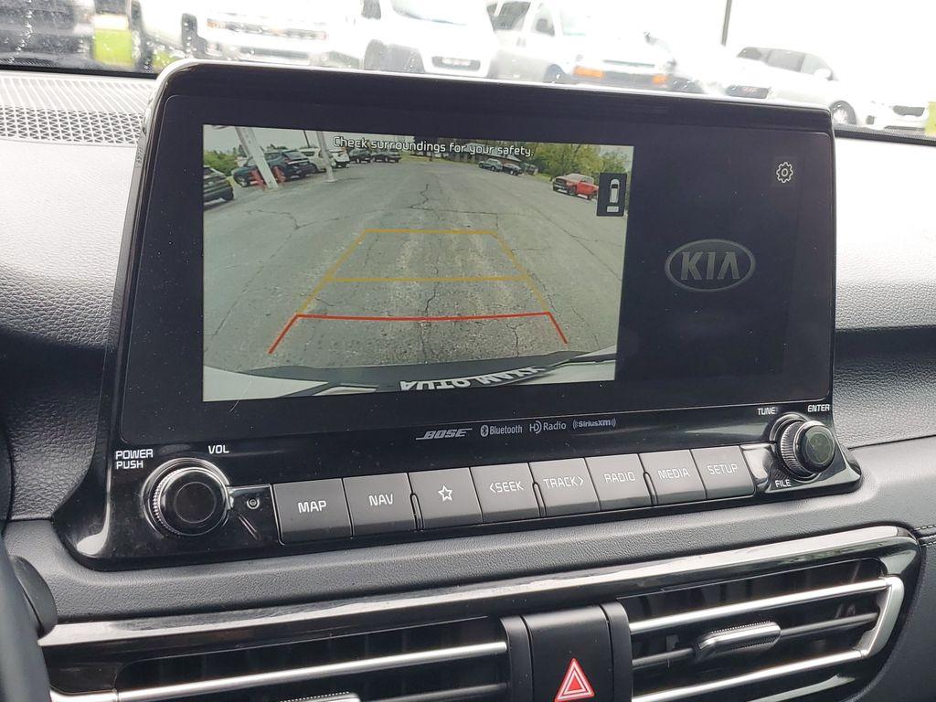 2021 SNOW WHITE PEARL /Black Kia Seltos SX (KNDETCA24M7) with an 1.6L L4 DOHC 16V TURBO engine, CVT transmission, located at 6064 Gull Rd, Kalamazoo, MI, 49048, (269) 222-0088, 42.328388, -85.512924 - Experience the perfect blend of style, performance, and comfort with our 2021 Kia Seltos SX, now available for sale. With only 48,861 miles on the odometer, this versatile and reliable compact SUV is ready to take you on new adventures. Equipped with an efficient 4-cylinder, 1.6L engine and all-whee - Photo#23