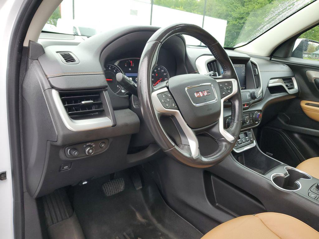 2021 Summit White /Brandy/Jet Black GMC Terrain SLT AWD (3GKALVEV6ML) with an 1.4L L4 DOHC 16V TURBO engine, 6A transmission, located at 6064 Gull Rd, Kalamazoo, MI, 49048, (269) 222-0088, 42.328388, -85.512924 - Discover the perfect blend of style, performance, and luxury with this stunning 2021 GMC Terrain SLT. This dynamic SUV is designed to elevate your driving experience with its impressive array of features and sophisticated design. Equipped with a robust AWD system, this GMC Terrain ensures confident - Photo#15