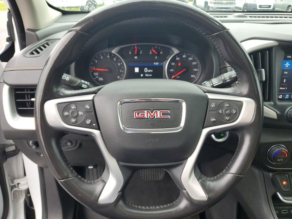 2021 Summit White /Brandy/Jet Black GMC Terrain SLT AWD (3GKALVEV6ML) with an 1.4L L4 DOHC 16V TURBO engine, 6A transmission, located at 6064 Gull Rd, Kalamazoo, MI, 49048, (269) 222-0088, 42.328388, -85.512924 - Discover the perfect blend of style, performance, and luxury with this stunning 2021 GMC Terrain SLT. This dynamic SUV is designed to elevate your driving experience with its impressive array of features and sophisticated design. Equipped with a robust AWD system, this GMC Terrain ensures confident - Photo#18