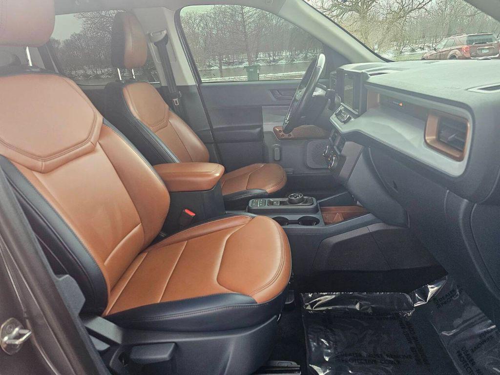 2022 Carbonized Grey Metallic /Desert Brown Ford Maverick XL (3FTTW8F93NR) with an 2.5L L4 DOHC 16V engine, CVT transmission, located at 6064 Gull Rd, Kalamazoo, MI, 49048, (269) 222-0088, 42.328388, -85.512924 - <b>Vehicle Details</b><br>Discover the exceptional quality and performance of the 2022 Ford Maverick LARIAT, now available with zero miles. This versatile and stylish pickup combines advanced technology with comfort and capability, ensuring a superior driving experience. Equipped with an efficient 4 - Photo#5