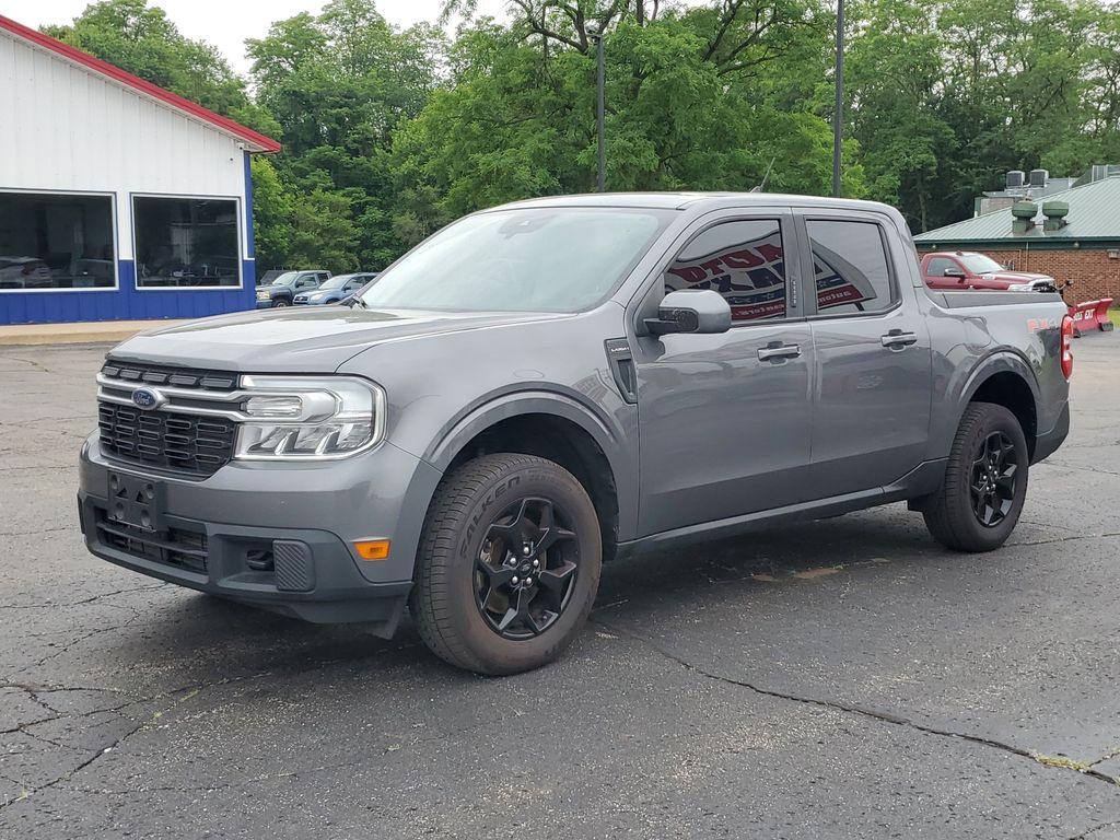 2022 Carbonized Grey Metallic /Desert Brown Ford Maverick XL (3FTTW8F93NR) with an 2.5L L4 DOHC 16V engine, CVT transmission, located at 6064 Gull Rd, Kalamazoo, MI, 49048, (269) 222-0088, 42.328388, -85.512924 - <b>Vehicle Details</b><br>Discover the exceptional quality and performance of the 2022 Ford Maverick LARIAT, now available with zero miles. This versatile and stylish pickup combines advanced technology with comfort and capability, ensuring a superior driving experience. Equipped with an efficient 4 - Photo#1