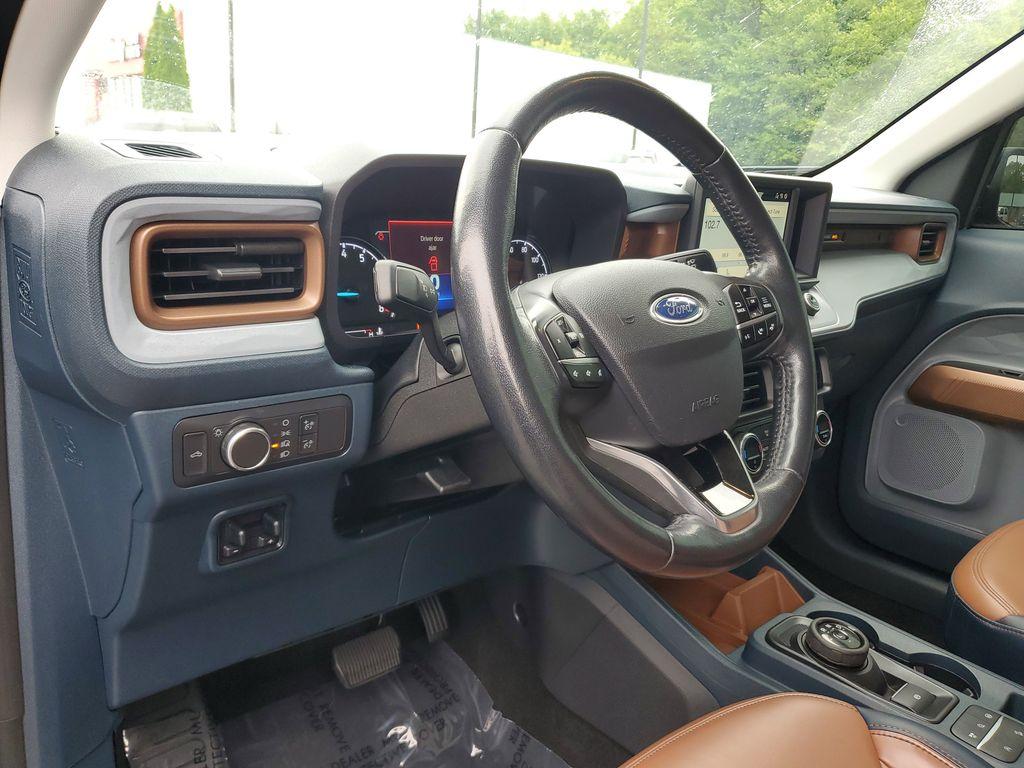 2022 Carbonized Grey Metallic /Desert Brown Ford Maverick XL (3FTTW8F93NR) with an 2.5L L4 DOHC 16V engine, CVT transmission, located at 6064 Gull Rd, Kalamazoo, MI, 49048, (269) 222-0088, 42.328388, -85.512924 - <b>Vehicle Details</b><br>Discover the exceptional quality and performance of the 2022 Ford Maverick LARIAT, now available with zero miles. This versatile and stylish pickup combines advanced technology with comfort and capability, ensuring a superior driving experience. Equipped with an efficient 4 - Photo#14