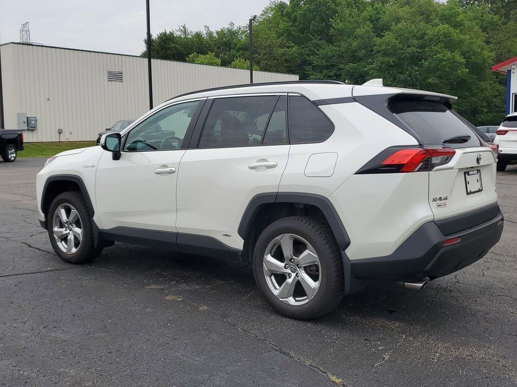 2021 Blizzard Pearl /Ash Toyota RAV4 Hybrid XLE AWD (2T3B6RFV5MW) with an 2.5L L4 DOHC 16V HYBRID engine, CVT transmission, located at 6064 Gull Rd, Kalamazoo, MI, 49048, (269) 222-0088, 42.328388, -85.512924 - Discover the perfect blend of reliability and style with this 2021 Toyota RAV4 XLE Premium, now available with AWD for enhanced performance. This versatile SUV is powered by a robust 4-cylinder, 2.5L engine, ensuring a smooth and efficient driving experience.<br><br>This Toyota RAV4 comes with a CAR - Photo#2