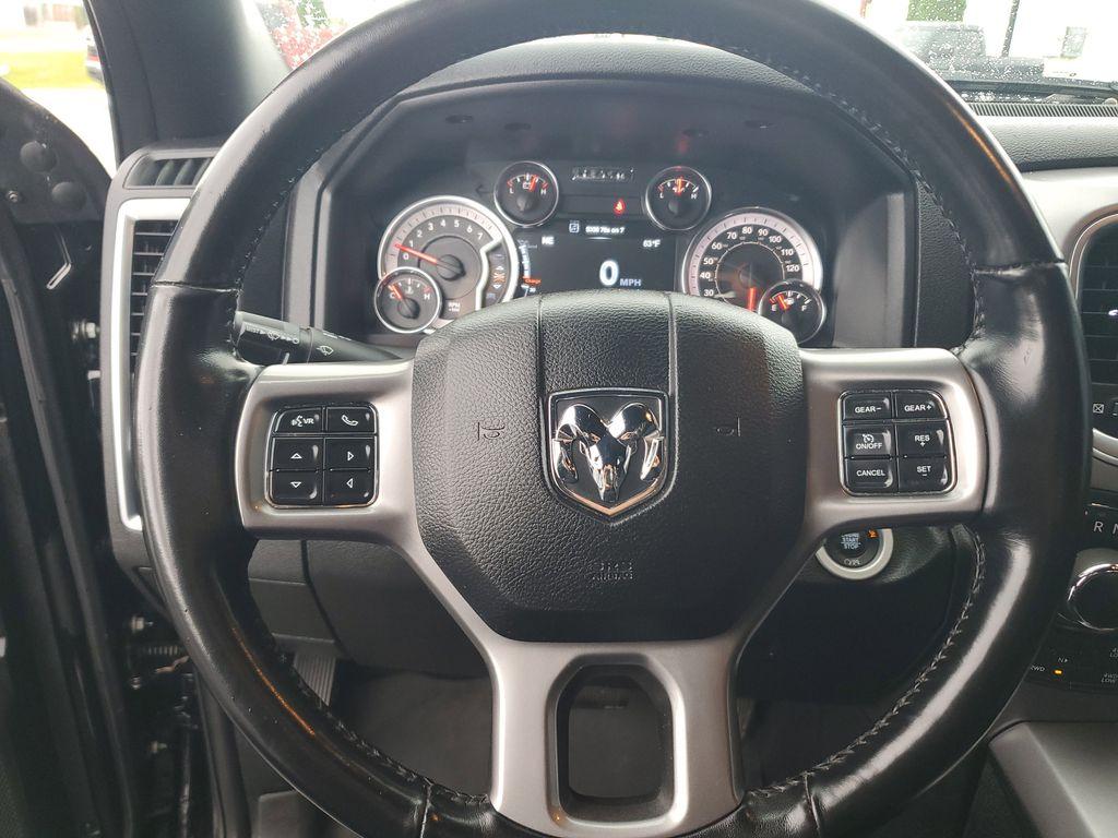 2021 Diamond Black Crystal Pearl /BLACK RAM 1500 Classic Tradesman Crew Cab SWB 4WD (1C6RR7LT3MS) with an 5.7L V8 OHV 16V engine, 8A transmission, located at 6064 Gull Rd, Kalamazoo, MI, 49048, (269) 222-0088, 42.328388, -85.512924 - Discover the robust performance and timeless design of the 2021 Ram 1500 Classic Warlock, a perfect blend of power and sophistication. This formidable pickup is equipped with a 5.7L V8 engine, delivering exceptional strength and capability, while the 4WD system ensures superior traction and stabilit - Photo#16