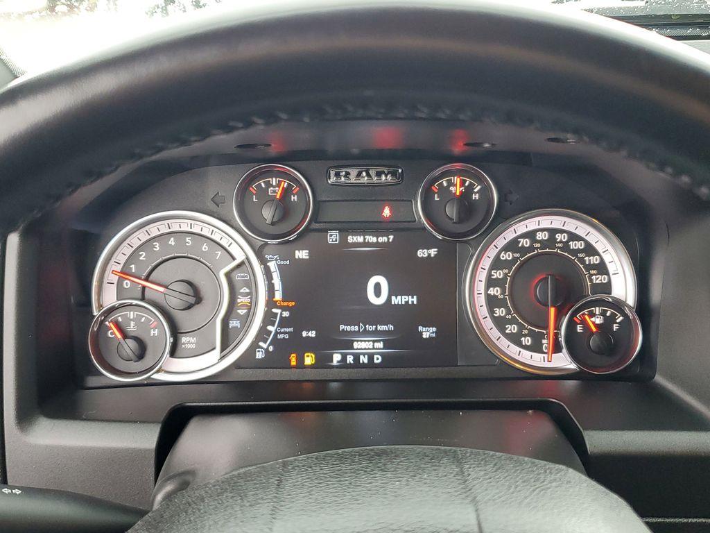 2021 Diamond Black Crystal Pearl /BLACK RAM 1500 Classic Tradesman Crew Cab SWB 4WD (1C6RR7LT3MS) with an 5.7L V8 OHV 16V engine, 8A transmission, located at 6064 Gull Rd, Kalamazoo, MI, 49048, (269) 222-0088, 42.328388, -85.512924 - Discover the robust performance and timeless design of the 2021 Ram 1500 Classic Warlock, a perfect blend of power and sophistication. This formidable pickup is equipped with a 5.7L V8 engine, delivering exceptional strength and capability, while the 4WD system ensures superior traction and stabilit - Photo#19