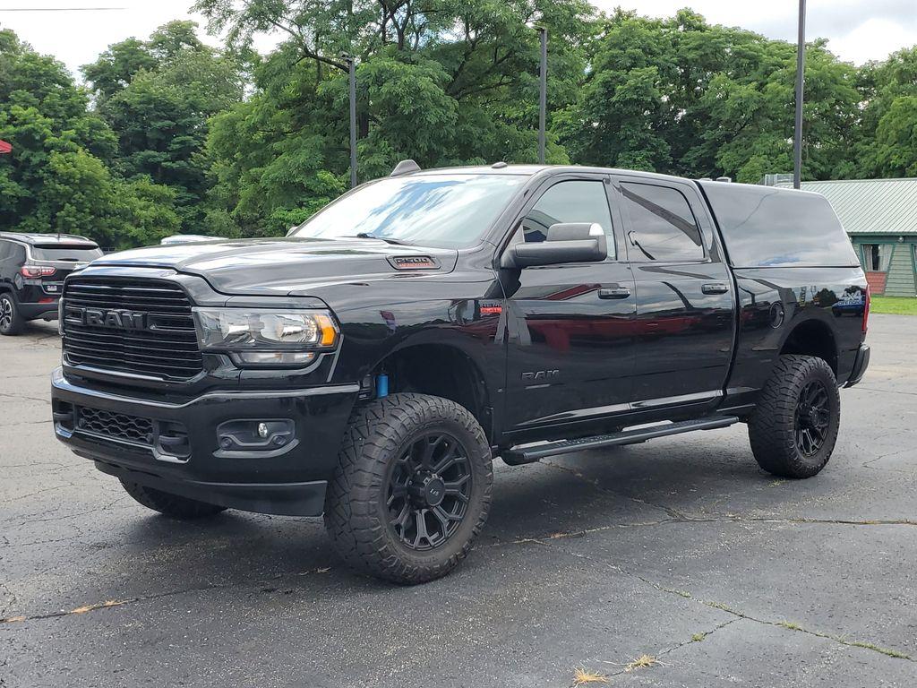 2019 Diamond Black Crystal Pearlcoat /Black RAM 2500 Tradesman Crew Cab SWB 4WD (3C6UR5DJ3KG) with an 6.4L V8 engine, 6A transmission, located at 6064 Gull Rd, Kalamazoo, MI, 49048, (269) 222-0088, 42.328388, -85.512924 - Discover the power and capability of the 2019 Ram 2500 Big Horn, a robust and reliable choice for those who demand exceptional performance and versatility. This impressive truck is equipped with a formidable V8, 6.4L engine, delivering ample power for both towing and off-road adventures. With a 4WD - Photo#1