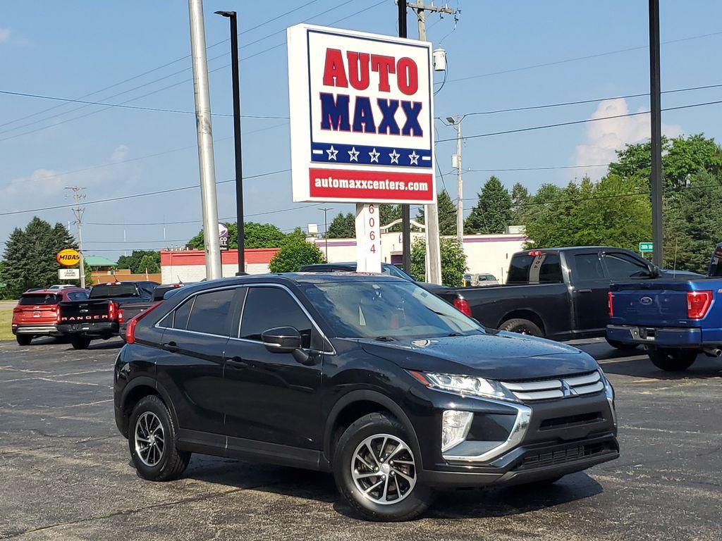 2020 Tarmac Black Metallic /BLACK Mitsubishi Eclipse Cross ES (JA4AS3AA8LZ) with an 1.5L L4 DOHC 16V engine, CVT transmission, located at 6064 Gull Rd, Kalamazoo, MI, 49048, (269) 222-0088, 42.328388, -85.512924 - Discover the refined blend of style, efficiency, and innovation with the 2020 Mitsubishi Eclipse Cross ES. This compact SUV is designed for those who value performance and practicality. Powered by a spirited 1.5L 4-cylinder engine, the Mitsubishi Eclipse Cross ES offers a smooth and responsive drivi - Photo#0