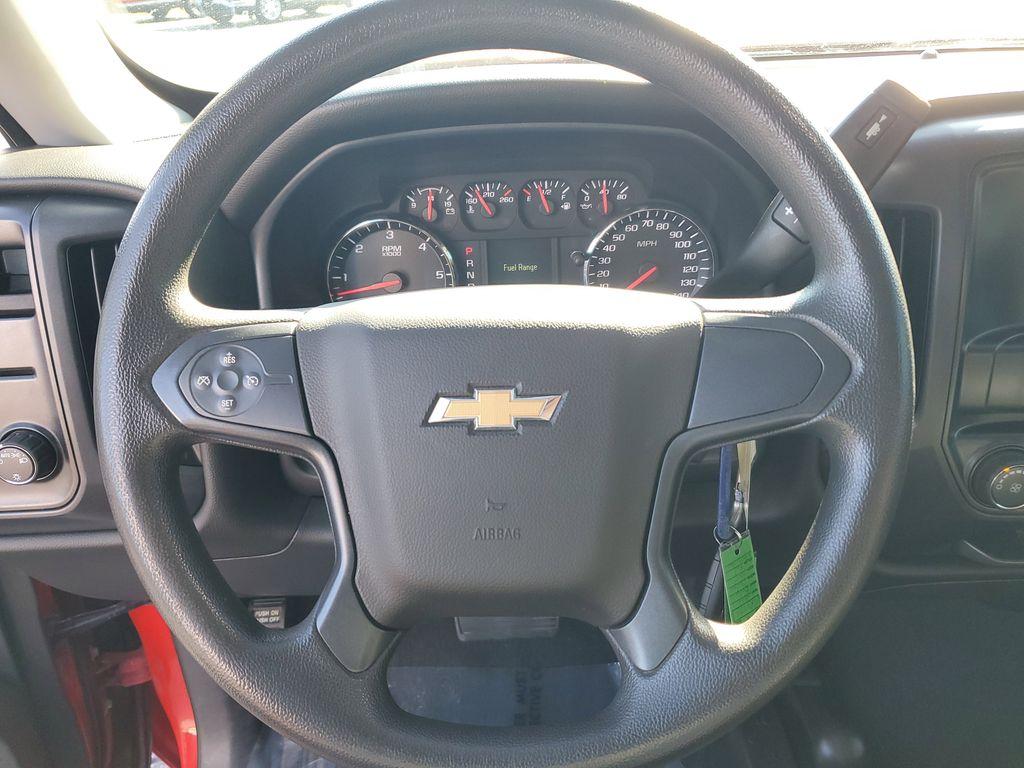 2018 Red Hot /Dark Ash/Jet Black Chevrolet Silverado 1500 Custom Crew Cab 4WD (3GCUKPEC8JG) with an 5.3L V8 OHV 16V engine, 6A transmission, located at 6064 Gull Rd, Kalamazoo, MI, 49048, (269) 222-0088, 42.328388, -85.512924 - For sale: A 2018 Chevrolet Silverado 1500 Custom that perfectly combines power, versatility, and style. This robust truck is equipped with a V8, 5.3L engine, delivering the performance and reliability you need for both work and leisure. Whether you're towing heavy loads or navigating rugged terrain, - Photo#14