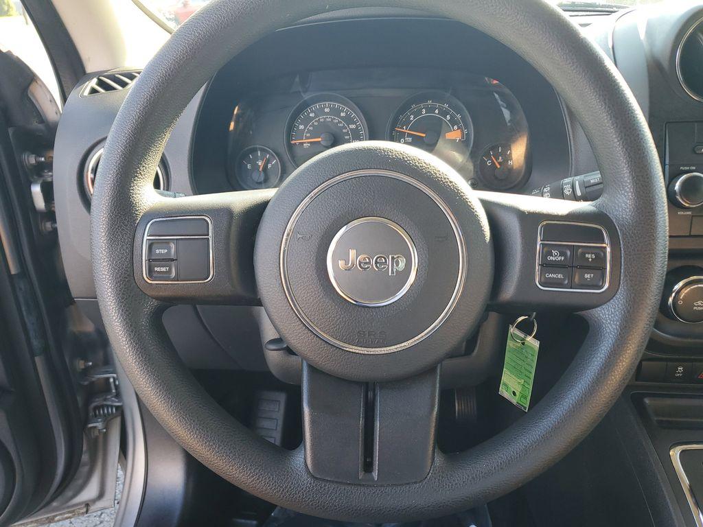 2015 Billet Silver Metallic Clearcoat /Dark Slate Gray Jeep Patriot Sport 4WD (1C4NJRBB4FD) with an 2.4L L4 DOHC 16V engine, 6-speed automatic transmission, located at 6064 Gull Rd, Kalamazoo, MI, 49048, (269) 222-0088, 42.328388, -85.512924 - Discover the reliability and rugged capability of the 2015 Jeep Patriot Sport, a compact SUV designed to tackle both urban and off-road adventures with ease. Equipped with a robust 4WD system, this vehicle ensures confident handling in diverse road conditions, making it an ideal choice for those who - Photo#13