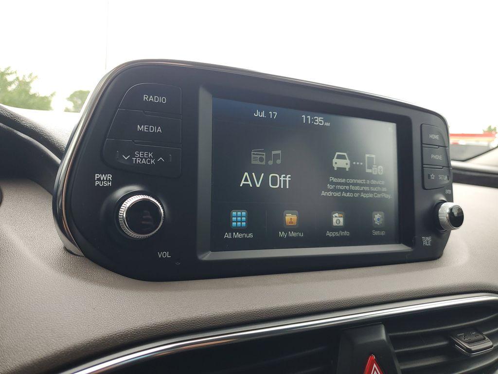 2020 Twilight Black /Espresso/Gray Hyundai Santa Fe SEL 2.4 AWD (5NMS3CAD3LH) with an 2.4L L4 DOHC 16V engine, 8A transmission, located at 234 Columbia Ave, Battle Creek, MI, 49015, (269) 222-0088, 42.298264, -85.192543 - <b>Vehicle Details</b><br>Looking for a reliable SUV that combines comfort, technology, and performance? Discover the 2020 Hyundai Santa Fe SEL with 4WD, now available for sale. This versatile vehicle, with a 4-cylinder, 2.4L engine, delivers an impressive balance of power and efficiency, making it - Photo#18