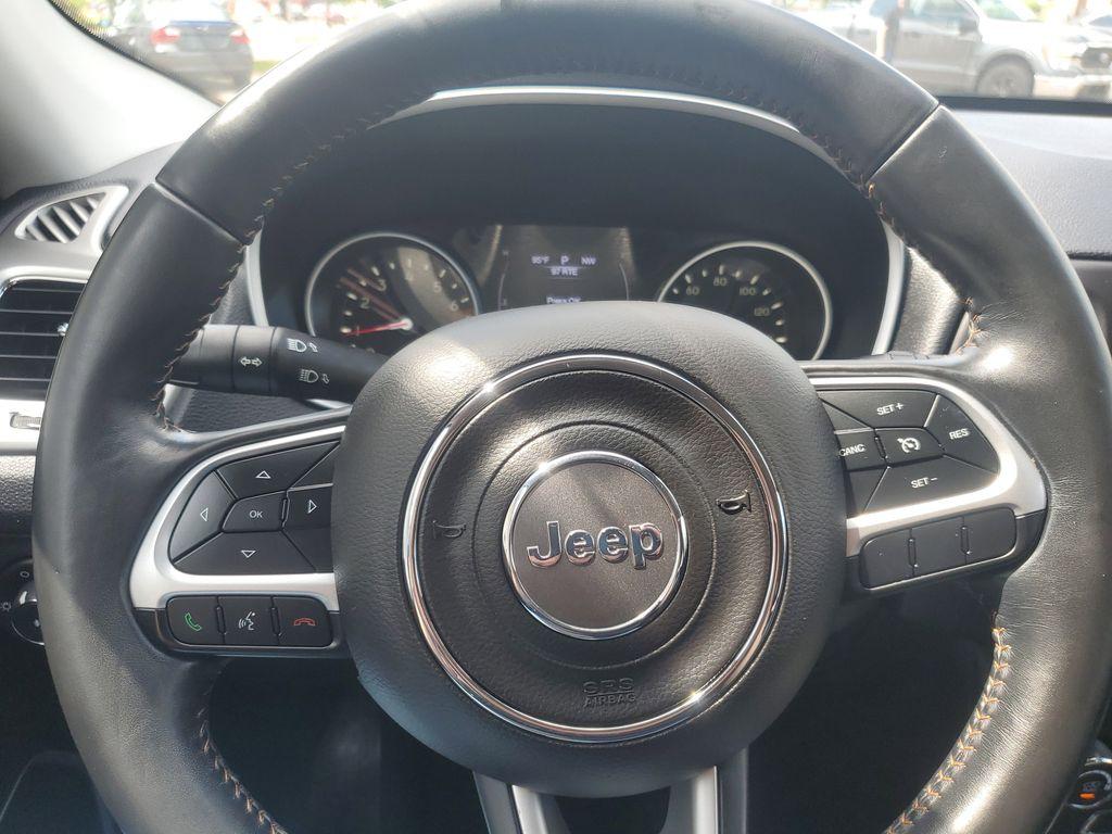 2018 Jazz Blue Pearlcoat /Black Jeep Compass Sport 4WD (3C4NJDBB4JT) with an 2.4L L4 DOHC 16V engine, 9-speed automatic transmission, located at 234 Columbia Ave, Battle Creek, MI, 49015, (269) 222-0088, 42.298264, -85.192543 - <b>Vehicle Details</b><br>Discover the perfect blend of style, performance, and versatility with this stunning 2018 Jeep Compass Latitude! This remarkable SUV is ready to take you on adventures both on and off the beaten path. Equipped with a robust 4WD system, it promises to deliver a confident and - Photo#8