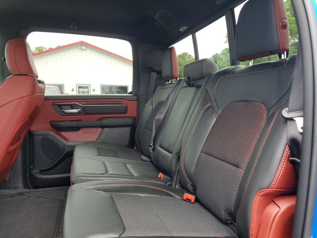 2025 Hydro Blue Pearlcoat /Red/Black RAM 1500 Rebel Crew Cab SB 4WD (1C6SRFLP8SN) with an 3.0L V6 DOHC 24V TURBO engine, 8A transmission, located at 6064 Gull Rd, Kalamazoo, MI, 49048, (269) 222-0088, 42.328388, -85.512924 - For sale: A lightly pre-owned 2025 Ram 1500 Rebel, ready to tackle any adventure with just 10,001 miles on the odometer. This powerful truck is equipped with a 6-cylinder, 3.0L engine and 4WD, offering you the performance and reliability you need both on and off the road.<br><br>Inside, you'll find - Photo#9