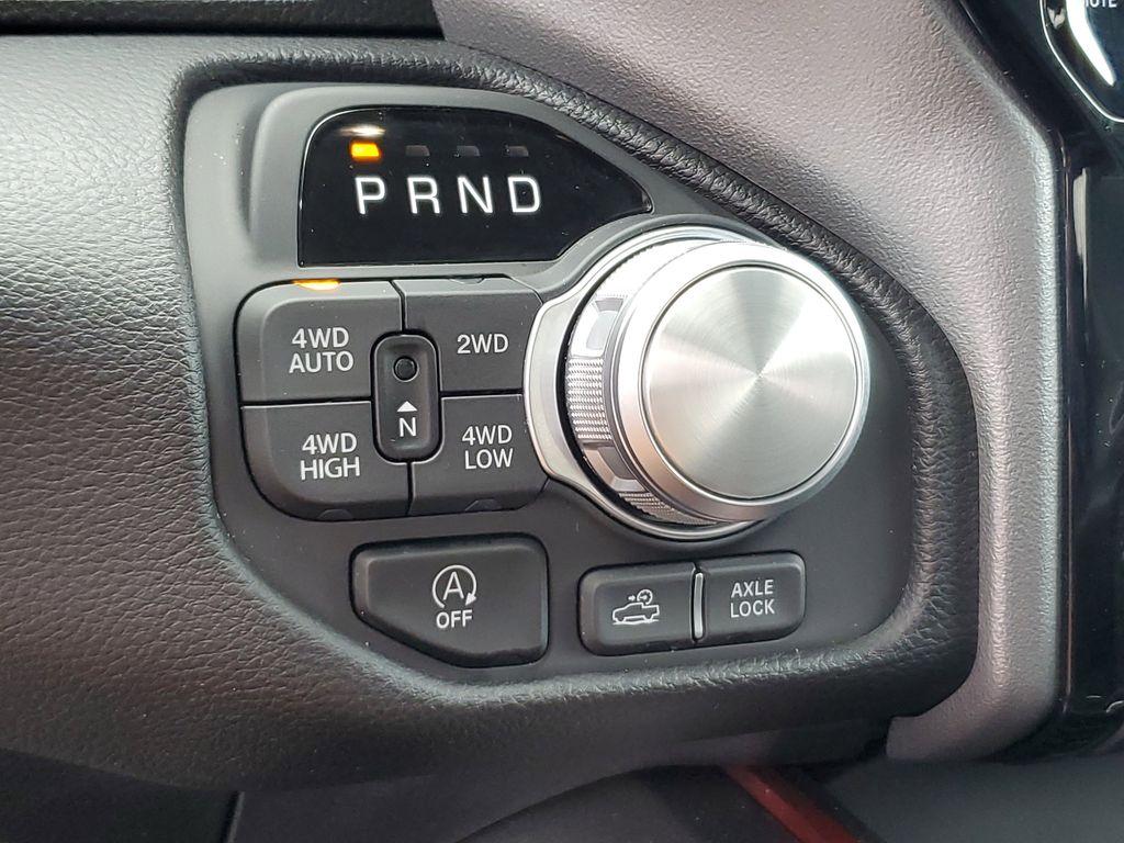 2025 Hydro Blue Pearlcoat /Red/Black RAM 1500 Rebel Crew Cab SB 4WD (1C6SRFLP8SN) with an 3.0L V6 DOHC 24V TURBO engine, 8A transmission, located at 6064 Gull Rd, Kalamazoo, MI, 49048, (269) 222-0088, 42.328388, -85.512924 - For sale: A lightly pre-owned 2025 Ram 1500 Rebel, ready to tackle any adventure with just 10,001 miles on the odometer. This powerful truck is equipped with a 6-cylinder, 3.0L engine and 4WD, offering you the performance and reliability you need both on and off the road.<br><br>Inside, you'll find - Photo#24