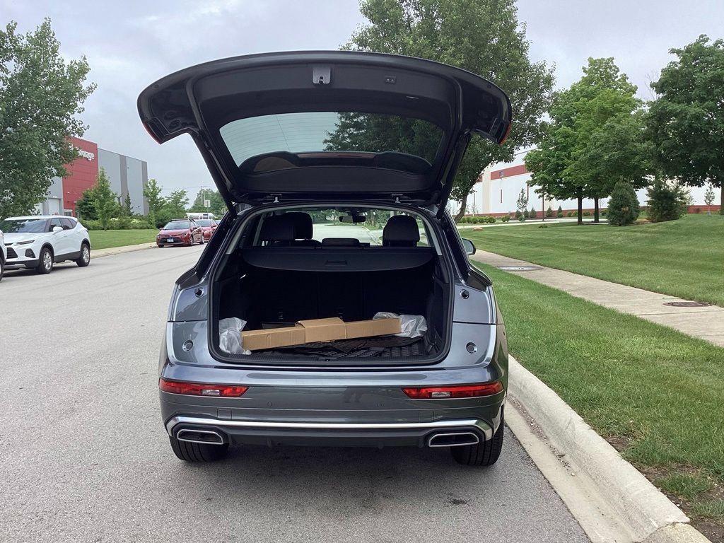 2023 Daytona Gray Pearl Effect /Black Audi Q5 2.0T Premium quattro (WA1GAAFY6P2) with an 2.0L L4 DOHC 16V engine, 7A transmission, located at 6064 Gull Rd, Kalamazoo, MI, 49048, (269) 222-0088, 42.328388, -85.512924 - <b>Summary</b><br>Power Moonroof<br><br><b>Vehicle Details</b><br>Experience the perfect blend of performance, luxury, and technology with this 2023 Audi Q5 S line Premium. This sophisticated SUV is equipped with Audi's renowned all-wheel drive system, ensuring exceptional handling and stability on - Photo#1