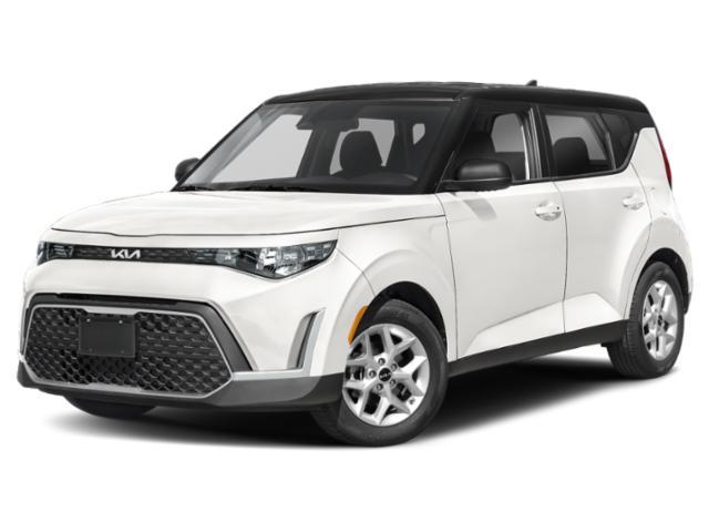 2023 Clear White w/Black Roof /Black Kia Soul LX CVT (KNDJ23AU1P7) with an 2.0L L4 DOHC 16V engine, CVT transmission, located at 6064 Gull Rd, Kalamazoo, MI, 49048, (269) 222-0088, 42.328388, -85.512924 - Discover the 2023 Kia Soul S, a versatile and stylish compact crossover that seamlessly blends functionality with modern design. This vehicle, with 48,075 miles, is engineered for those who value efficiency and comfort without compromising on performance. Under the hood, the Kia Soul S is powered by - Photo#0