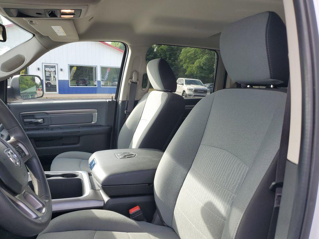 2023 Bright White Clearcoat /Diesel Gray/Black RAM 1500 Classic Tradesman Crew Cab SWB 4WD (1C6RR7LG0PS) with an 3.6L V6 DOHC 24V FFV engine, 8A transmission, located at 6064 Gull Rd, Kalamazoo, MI, 49048, (269) 222-0088, 42.328388, -85.512924 - Explore the robust capability and timeless design of the 2023 Ram 1500 Classic SLT, a remarkable addition to any fleet or personal collection. This vehicle, with its proven 4WD system, is equipped to tackle a variety of terrains with ease, making it an ideal choice for both work and leisure. Under t - Photo#12