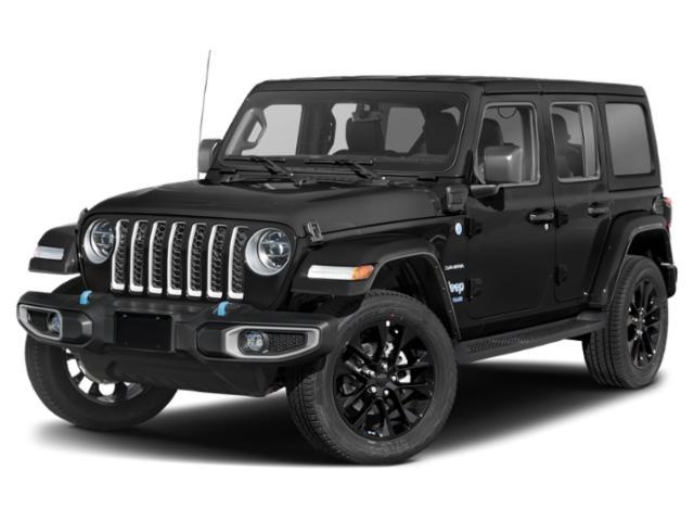 2023 BLACK /Black Jeep Wrangler Unlimited High Altitude 4XE (1C4JJXN68PW) with an 2.0L L4 DOHC 16V HYBRID engine, 8A transmission, located at 6064 Gull Rd, Kalamazoo, MI, 49048, (269) 222-0088, 42.328388, -85.512924 - Unleash your adventurous spirit with this stunning 2023 Jeep Wrangler Willys 4xe! This hybrid powerhouse seamlessly combines legendary Jeep capability with eco-friendly technology, making it the perfect companion for both rugged trails and urban streets. Equipped with a robust 4WD system and a dynam - Photo#0