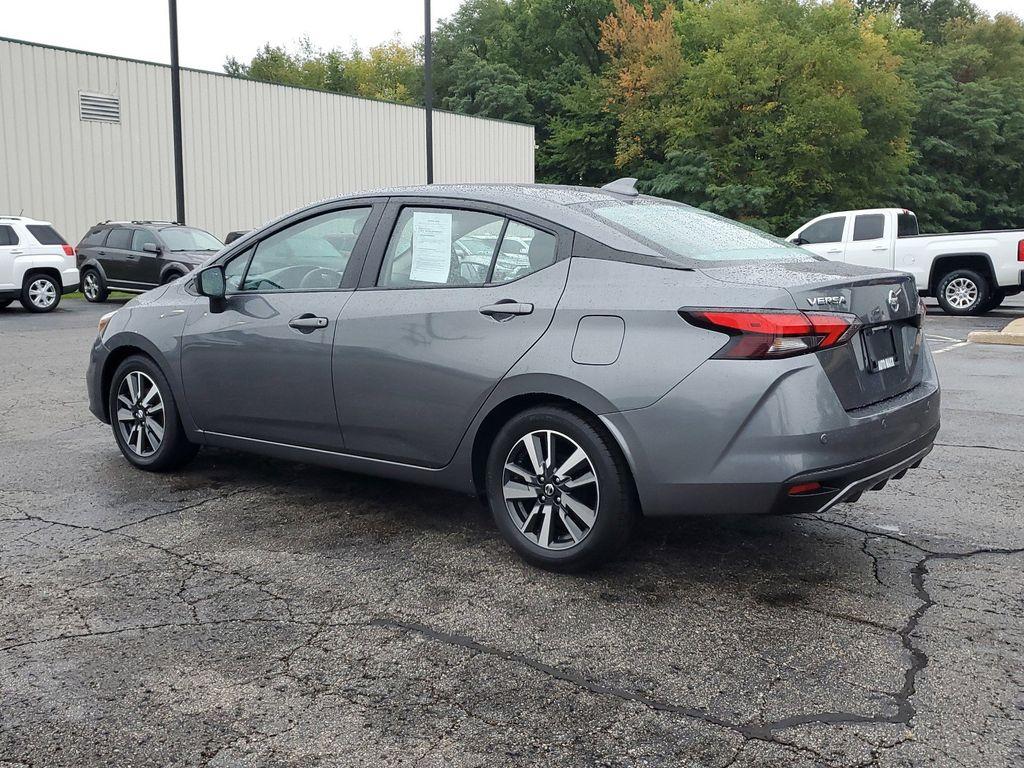 2021 Gun Metallic /Graphite Nissan Versa SV (3N1CN8EV9ML) with an 1.6L L4 DOHC 16V engine, CVT transmission, located at 6064 Gull Rd, Kalamazoo, MI, 49048, (269) 222-0088, 42.328388, -85.512924 - <b>Vehicle Details</b><br>Introducing the sleek and stylish 2021 Nissan Versa SV, now available at our esteemed dealership. This used gem boasts a low mileage of 41494 miles and is equipped with an efficient front-wheel drive system, ensuring a smooth and comfortable ride for both city commutes and - Photo #2