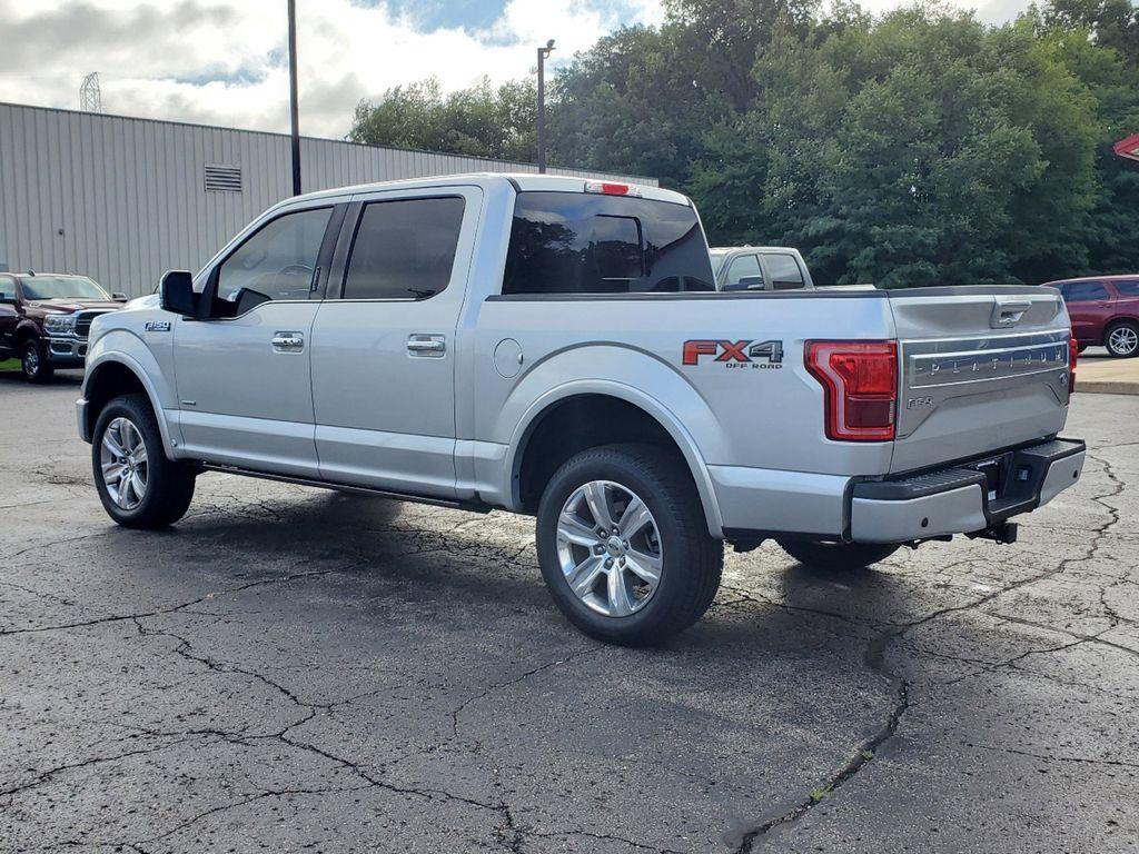 2017 Ingot Silver Metallic /Black Ford F-150 XLT SuperCrew 6.5-ft. Bed 4WD (1FTEW1EG0HF) with an 3.5L V6 TURBO engine, 6A transmission, located at 6064 Gull Rd, Kalamazoo, MI, 49048, (269) 222-0088, 42.328388, -85.512924 - <b>Vehicle Details</b><br>Introducing the exceptional 2017 Ford F-150 Platinum, now available at our trusted dealership. This remarkable vehicle is the epitome of power, versatility, and luxury, making it a top choice for truck enthusiasts. With only 57,838 miles on the odometer, this pre-owned gem - Photo #2