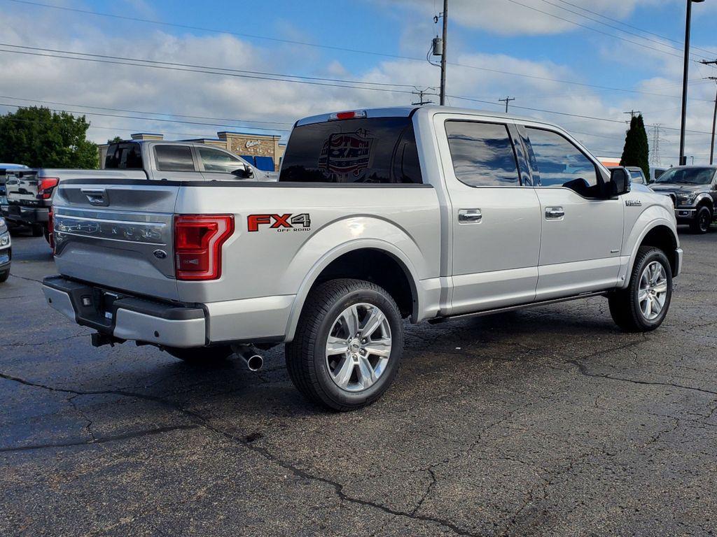 2017 Ingot Silver Metallic /Black Ford F-150 XLT SuperCrew 6.5-ft. Bed 4WD (1FTEW1EG0HF) with an 3.5L V6 TURBO engine, 6A transmission, located at 6064 Gull Rd, Kalamazoo, MI, 49048, (269) 222-0088, 42.328388, -85.512924 - <b>Vehicle Details</b><br>Introducing the exceptional 2017 Ford F-150 Platinum, now available at our trusted dealership. This remarkable vehicle is the epitome of power, versatility, and luxury, making it a top choice for truck enthusiasts. With only 57,838 miles on the odometer, this pre-owned gem - Photo #3